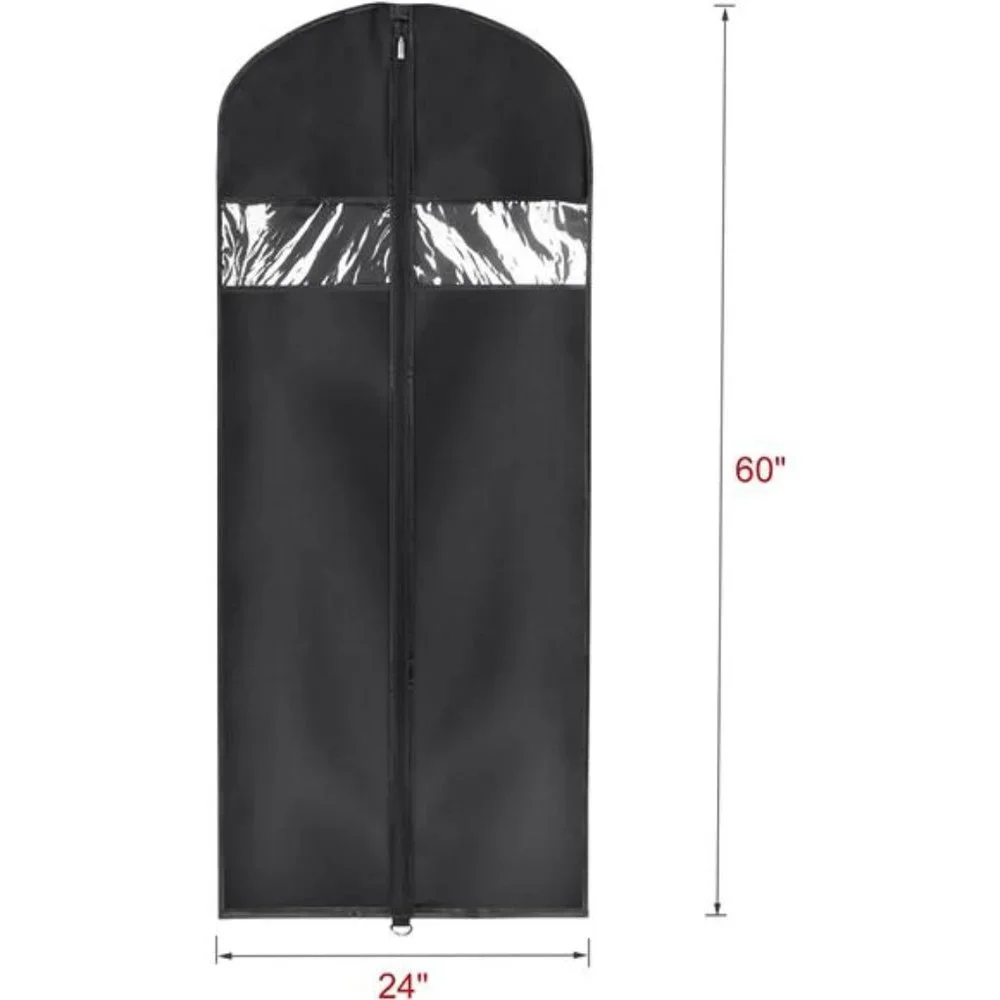 Garment Bag 60inch Lightweight SuitBags for Closet Storage,Hanging Clothes Cover